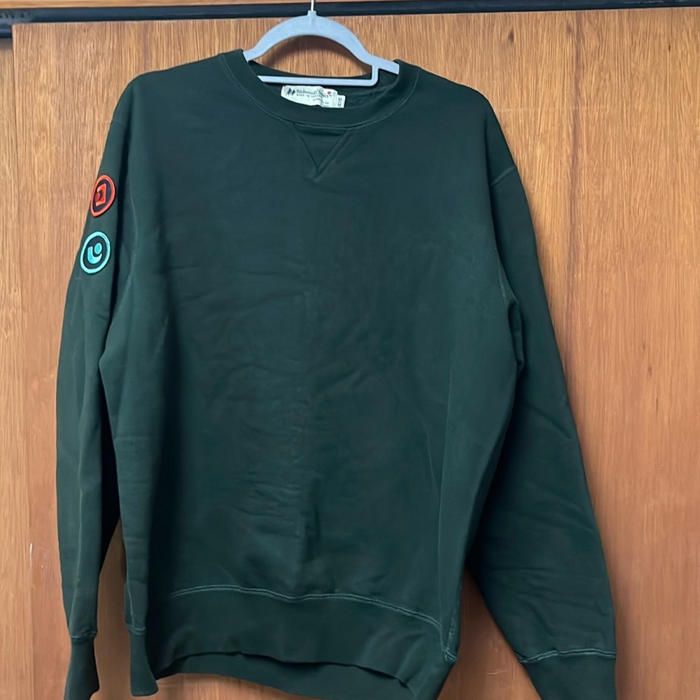 Mens Green Crewneck